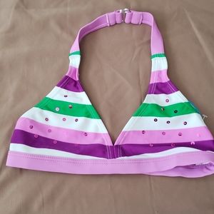 Sand and Sun Bikini Top Girl L 10-12